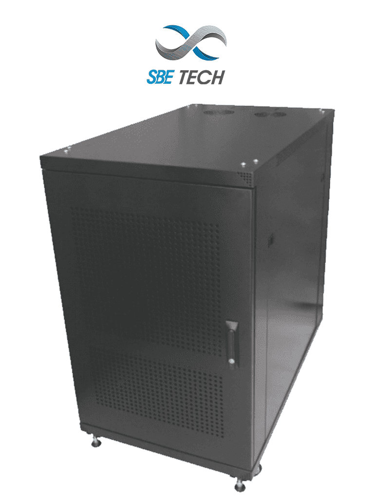 SBETECH GNL20URV600PC – Gabinete de piso de 19″, 20 UR, con puerta ven