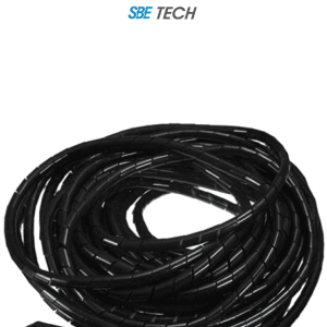 SBETECH CNESPN12 – Organizador de cable, espiral negro, 1 2 pulgada, r SBETECH CNESPN12 – Organizador de cable, espiral negro, 1 2 pulgada, r