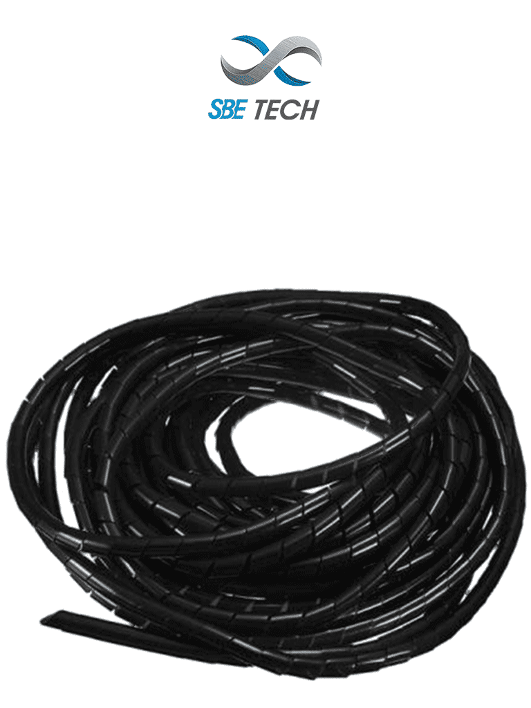 SBETECH CNESPN12 – Organizador de cable, espiral negro, 1 2 pulgada, r
