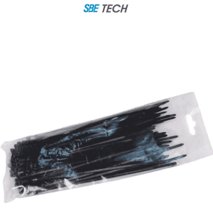 SBETECH CN36X200BK – Cincho sujetacable 3.6×200 mm color negro, bolsa SBETECH CN36X200BK – Cincho sujetacable 3.6×200 mm color negro, bolsa