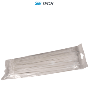 SBETECH CN36X200 – Cincho sujetacable 3.6×200 mm color blanco, 100 pie SBETECH CN36X200 – Cincho sujetacable 3.6×200 mm color blanco, 100 pie