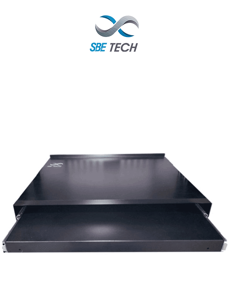 SBETECH CDES1910R – Charola deslizable para rack, 19″ (48.26 cm) x 10″