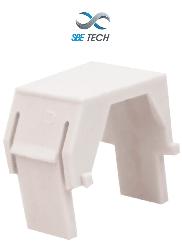 SBE TECH BLANKWT – Inserto para faceplate color blanco (1 pieza), inse