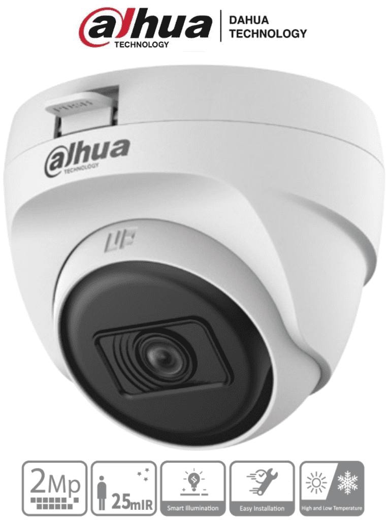 DAHUA HAC-T1A21N-U-28 – Cámara Domo de 2 Megapixeles Lente 2.8 mm 100 DAHUA HAC-T1A21N-U-28 – Cámara Domo de 2 Megapixeles Lente 2.8 mm 100
