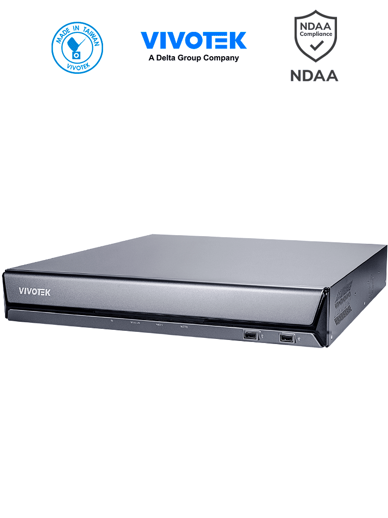 VIVOTEK ND9542P – Grabador NVR 32 Canales,16 Puertos PoE, 4 Bahias, De