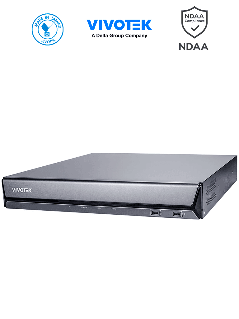 VIVOTEK ND9442P – Grabador NVR 16 Canales, 16 Puertos PoE, 4 Bahias de