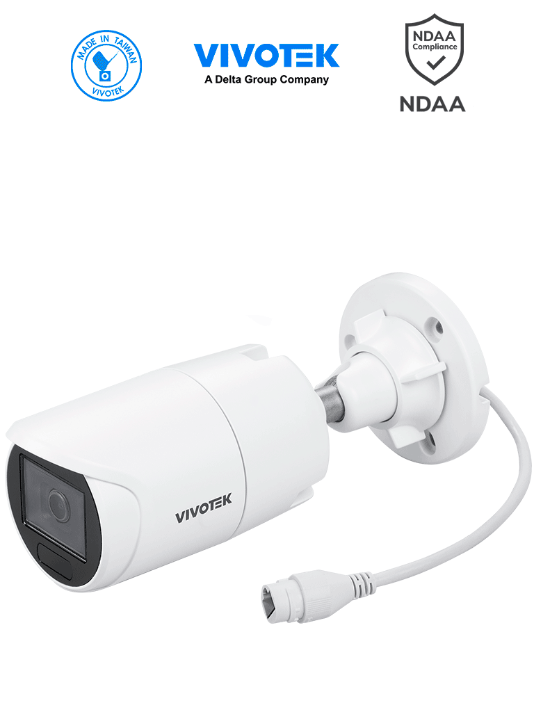 VIVOTEK IB9383-HV – Camara IP bullet exterior 5 MP, Smart IR 30mts , W