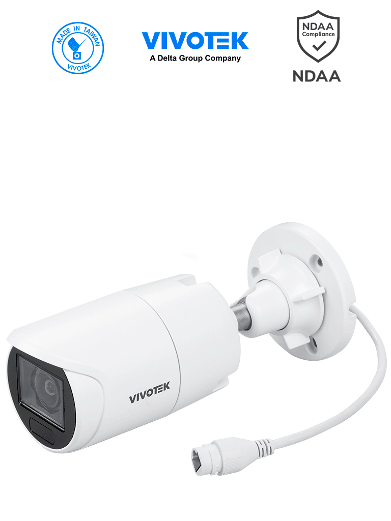 VIVOTEK IB9383-HTV – Cámara IP Bullet exterior 5 MP, Lente Varifocal R