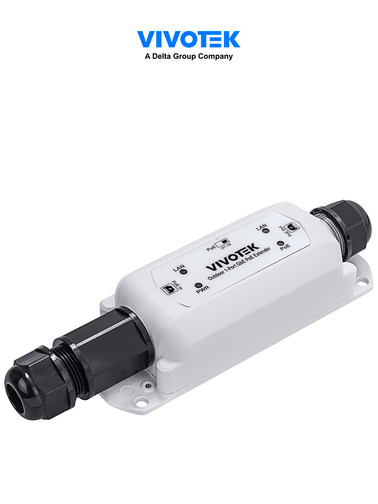 VIVOTEK AP-GXC-0150 – Extensor PoE para exterior con 1 puerto Gigabit