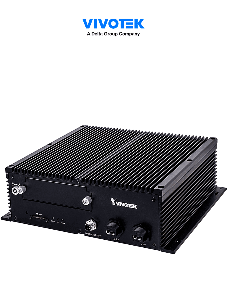 VIVOTEK NV9311PRJ45 – NVR móvil 8 canales H.264 H.265 con 1 bahía 2.5′