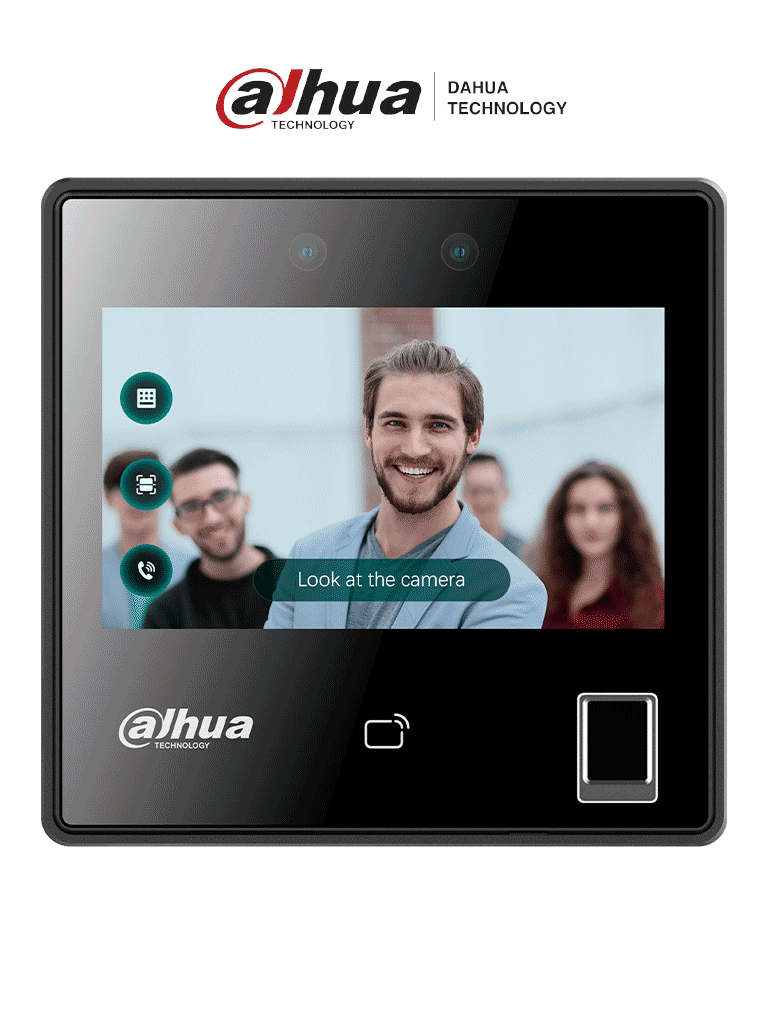 DAHUA ASI3214A-W – Control de acceso con reconocimiento facial y panta