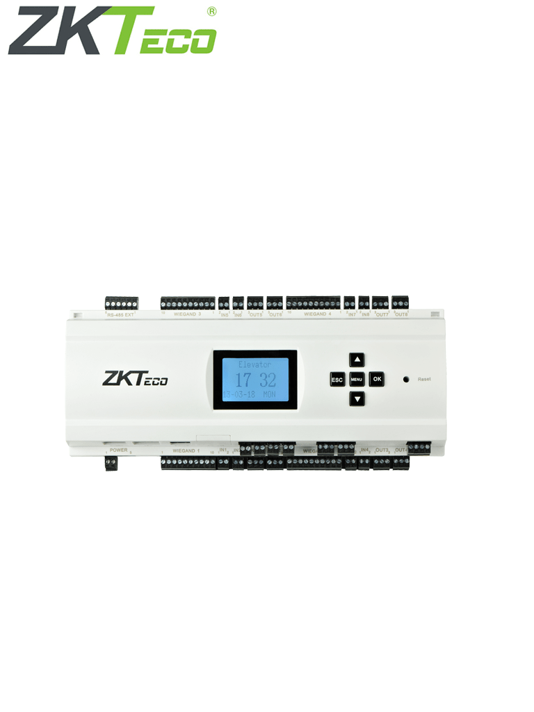 ZKTECO EC10 – Panel para Control de Elevadores 10 Pisos 3,000 Huellas