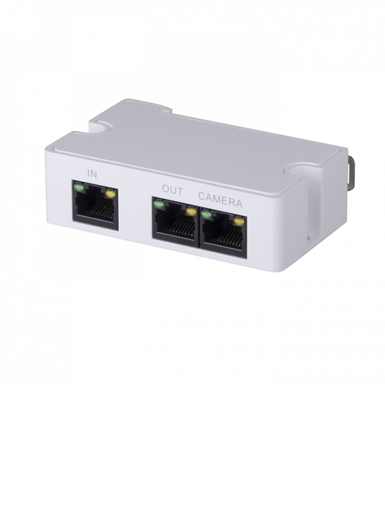 DAHUA PFT1300 – Extensor PoE PoE plus pasivo 2 Puertos Conexión en cas
