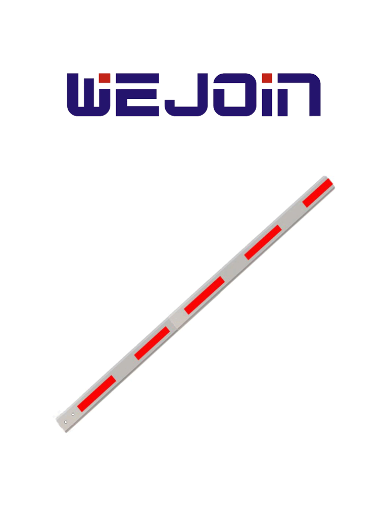 WEJOIN WJSBM6 – Brazo Recto Octagonal de 6 metros Franjas Reflejantes.