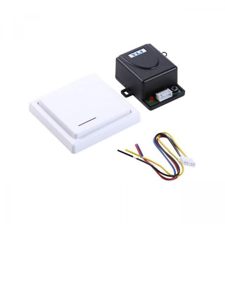 YLI WBK400RC – Botón inalámbrico de pared con relevador para control d