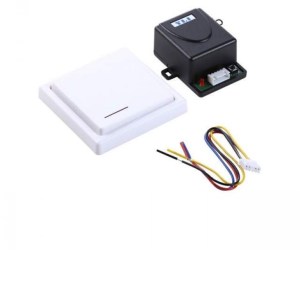 YLI WBK400RC – Botón inalámbrico de pared con relevador para control d YLI WBK400RC – Botón inalámbrico de pared con relevador para control d