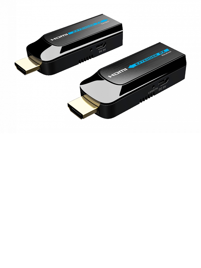 SAXXON LKV372S- Kit mini extensor HDMI Cable UTP recomendado CAT 6 6A