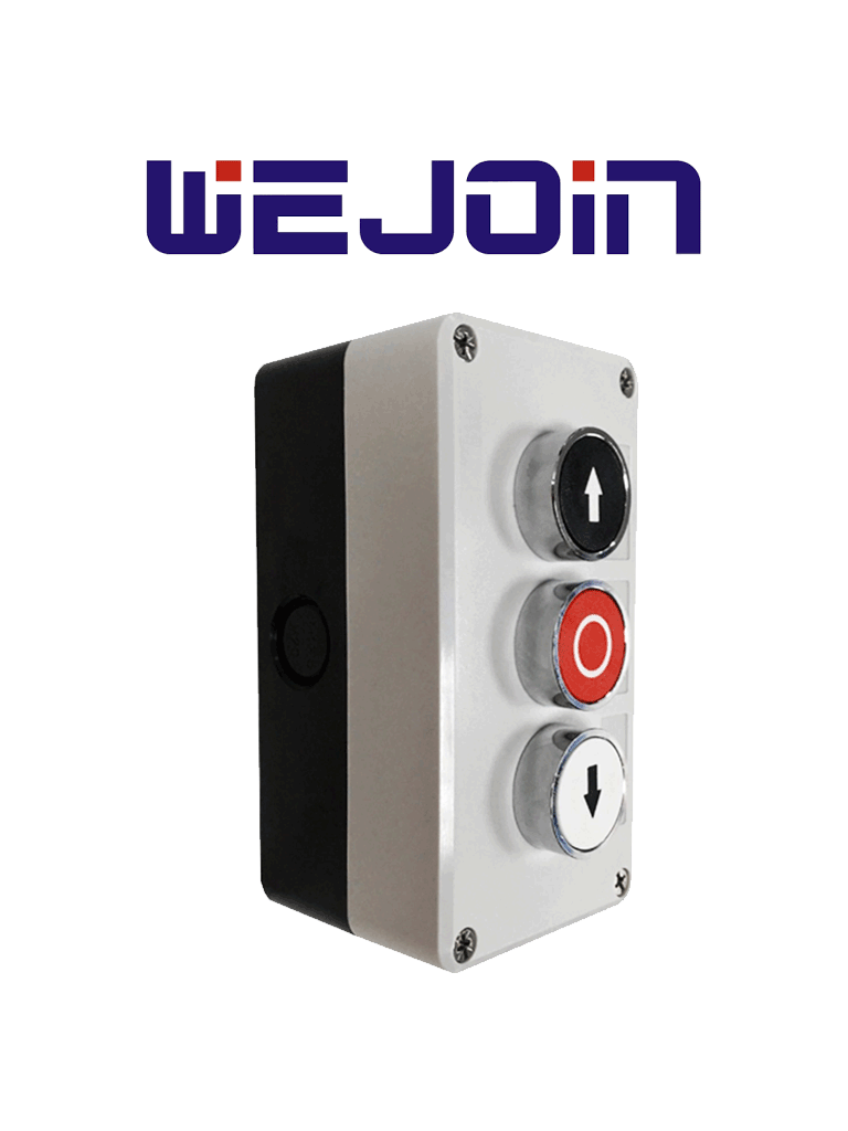 Wejoin BRM Botonera Triple de uso rudo para acceso vehicular Apertura