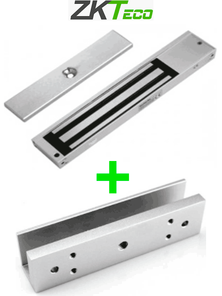 ZKTECO LM200LEDSU – Paquete de contrachapa magnética de 200 Kg a 12 VD ZKTECO LM200LEDSU – Paquete de contrachapa magnética de 200 Kg a 12 VD