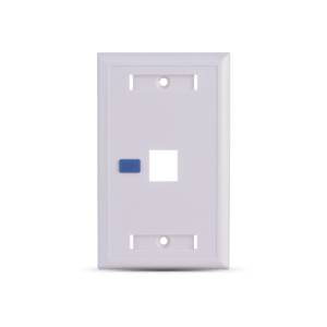SAXXON A1751E – Placa de pared Vertical 1 Puerto tipo keystone Color b SAXXON A1751E – Placa de pared Vertical 1 Puerto tipo keystone Color b