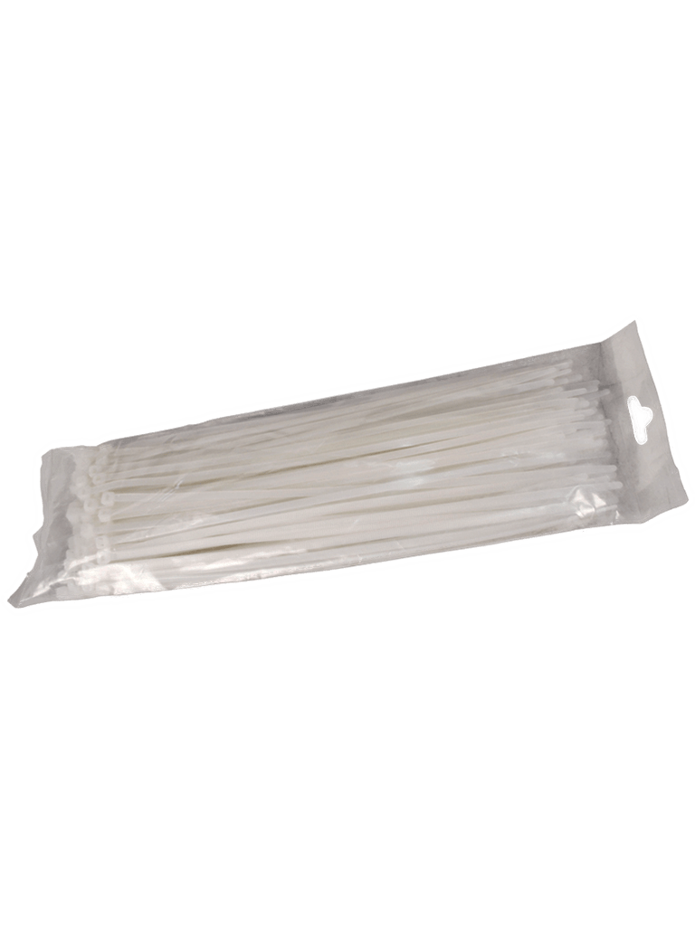 SAXXON CN25X100 – Cincho sujetacable 2.5 mm X 100 mm Blanco Bolsa con