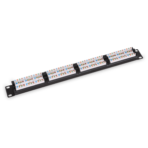 SAXXON P19748N5 – Patch Panel 48 puertos CAT 5E 19 Pulgadas Montaje en SAXXON P19748N5 – Patch Panel 48 puertos CAT 5E 19 Pulgadas Montaje en