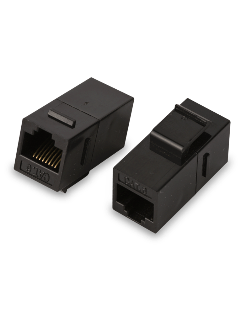 SAXXON M226 – Cople RJ45 RJ45 Hembra a RJ45 hembra CAT 6 Color negro.