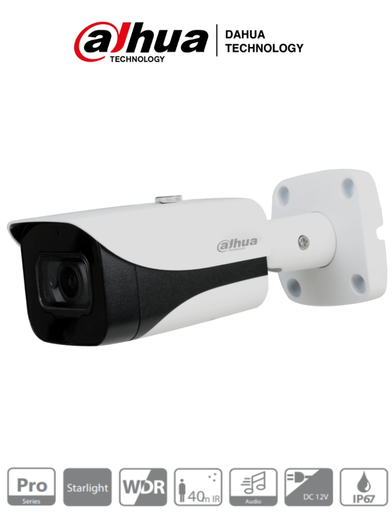 DAHUA HAC-HFW2241E-A- Cámara Bullet Starlight 1080p 2 Megapixeles 0.00