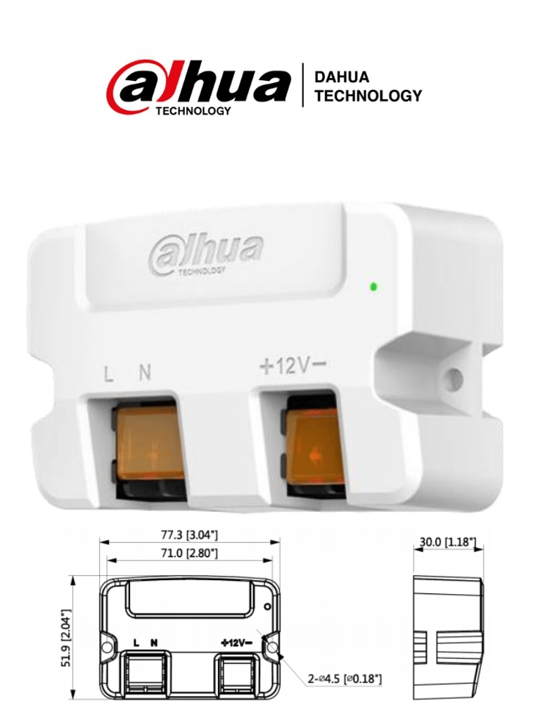 DAHUA PFM320D-015 – Fuente de Poder de 12vcc 1.5 Amp Tipo Convertidor