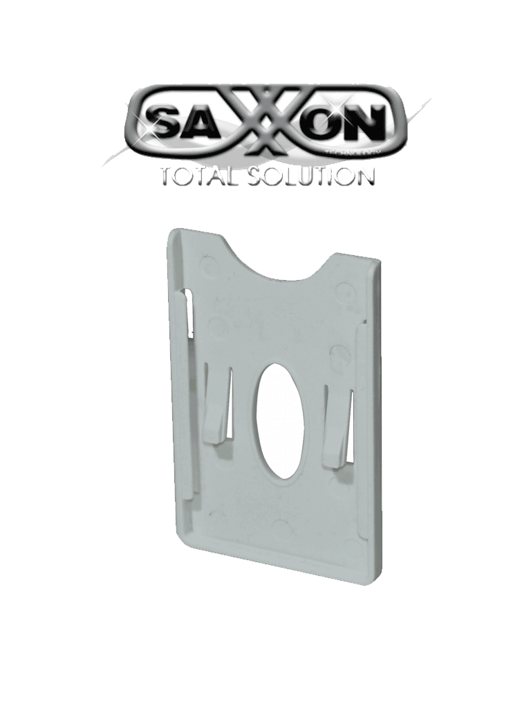SAXXON ASRCH – Porta Tarjeta de Plástico con Adhesivo 3M Compatible co