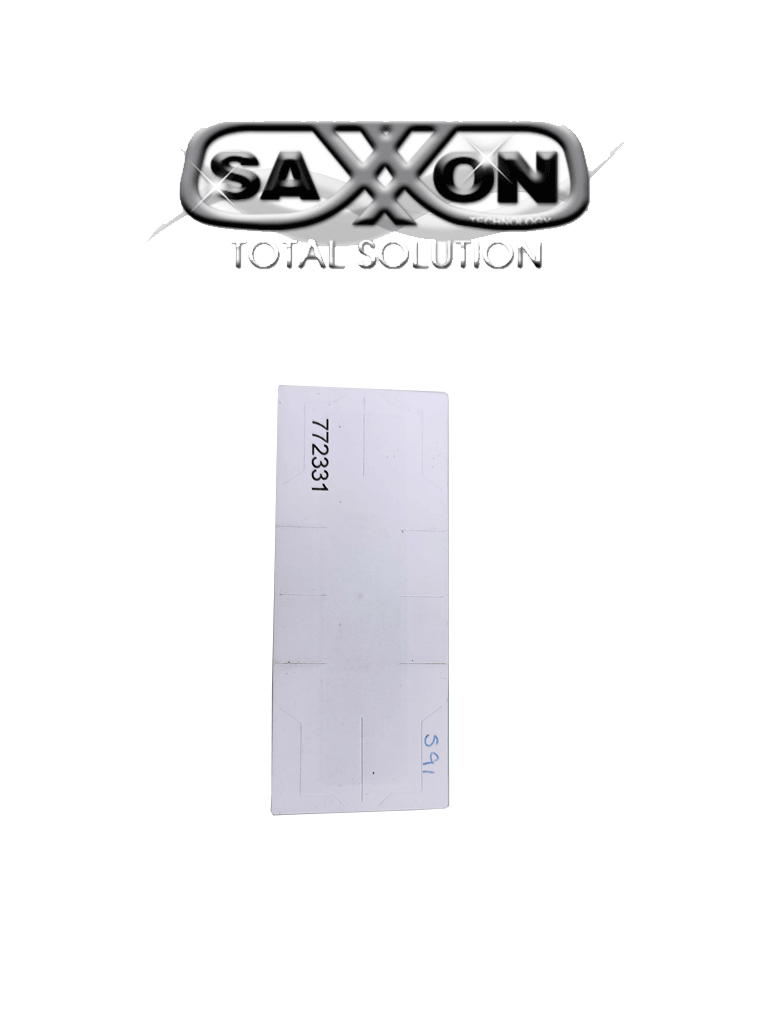 SAXXON THF02 – Paquete 10 TAG De papel Adherible 860-960MHz. Altas tem
