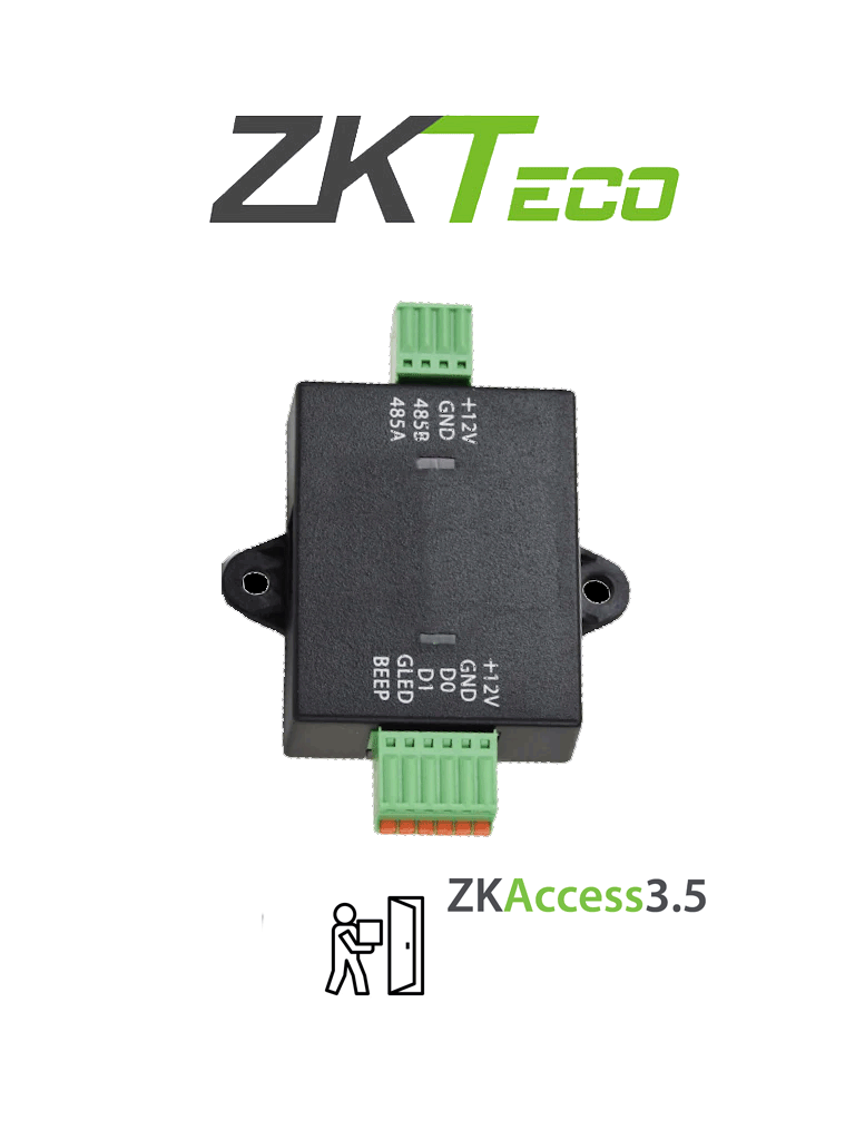 ZKTECO WR485 – Convertidor de Conexión RS485 a Wiegand Compatible con