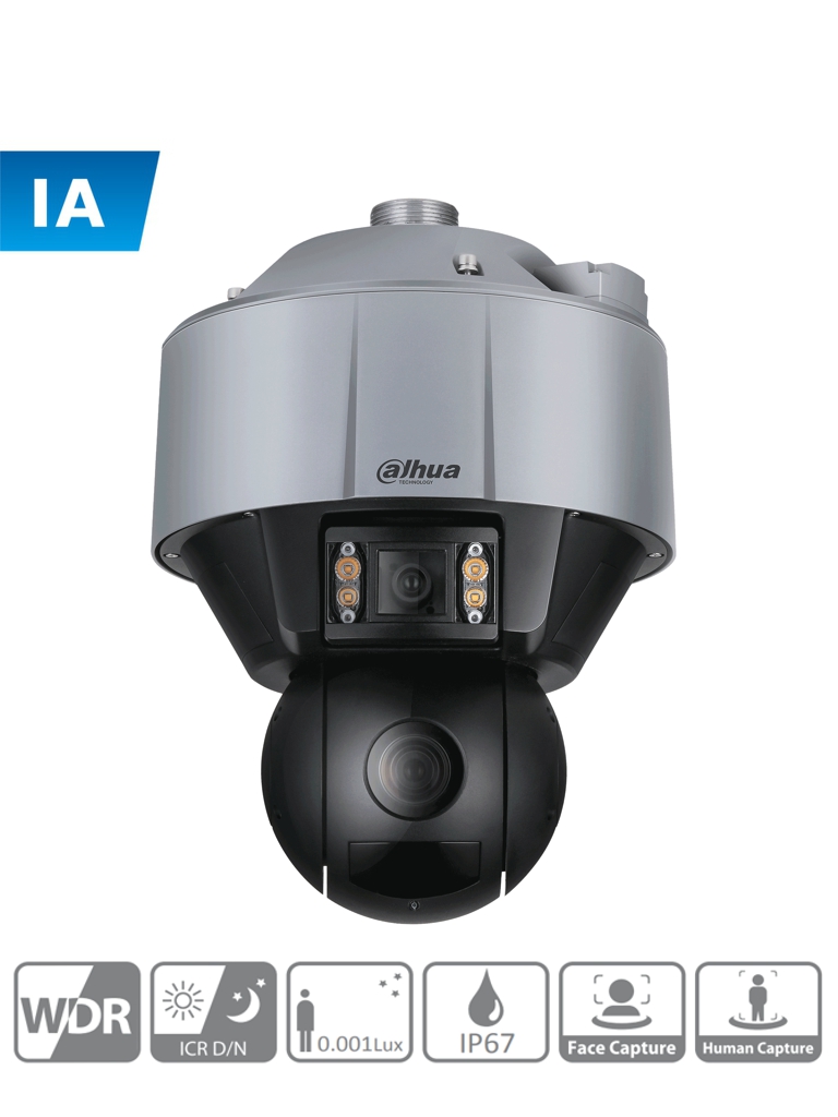 DAHUA SDT5X405-4F-WA – Cámara PTZ Dual de 4 Megapixeles con Inteligenc