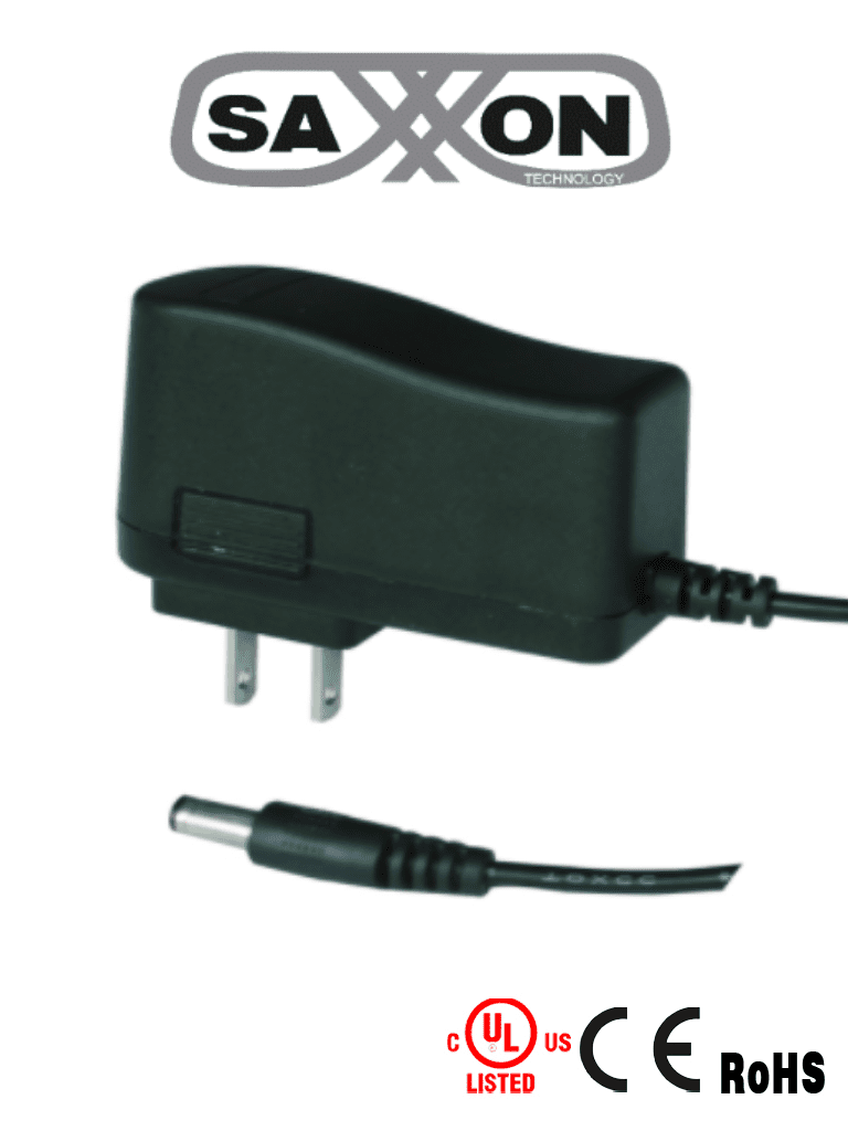SAXXON PSU12005E – Fuente de Poder Regulada de 12 Vcc 0.5 Amper Conect