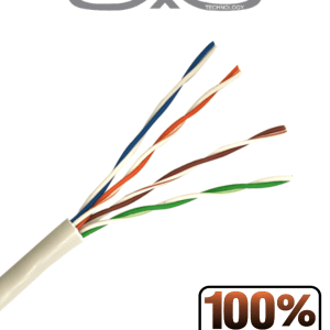 SAXXON OUTP5ECOP100BC – Bobina de Cable UTP Cat5e 100 Cobre 100 Metros SAXXON OUTP5ECOP100BC – Bobina de Cable UTP Cat5e 100 Cobre 100 Metros