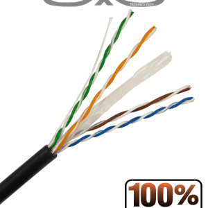 SAXXON OUTP6COP150NE – Bobina de Cable UTP Cat6 100 Cobre 150 Metros U SAXXON OUTP6COP150NE – Bobina de Cable UTP Cat6 100 Cobre 150 Metros U