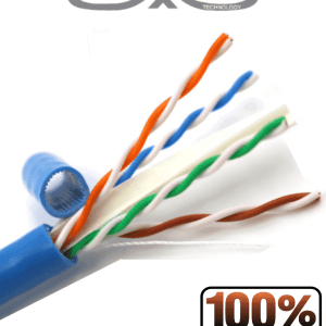SAXXON OUTPCAT6AAZO – Bobina de Cable UTP Cat6A 100 Cobre 305 Metros U SAXXON OUTPCAT6AAZO – Bobina de Cable UTP Cat6A 100 Cobre 305 Metros U