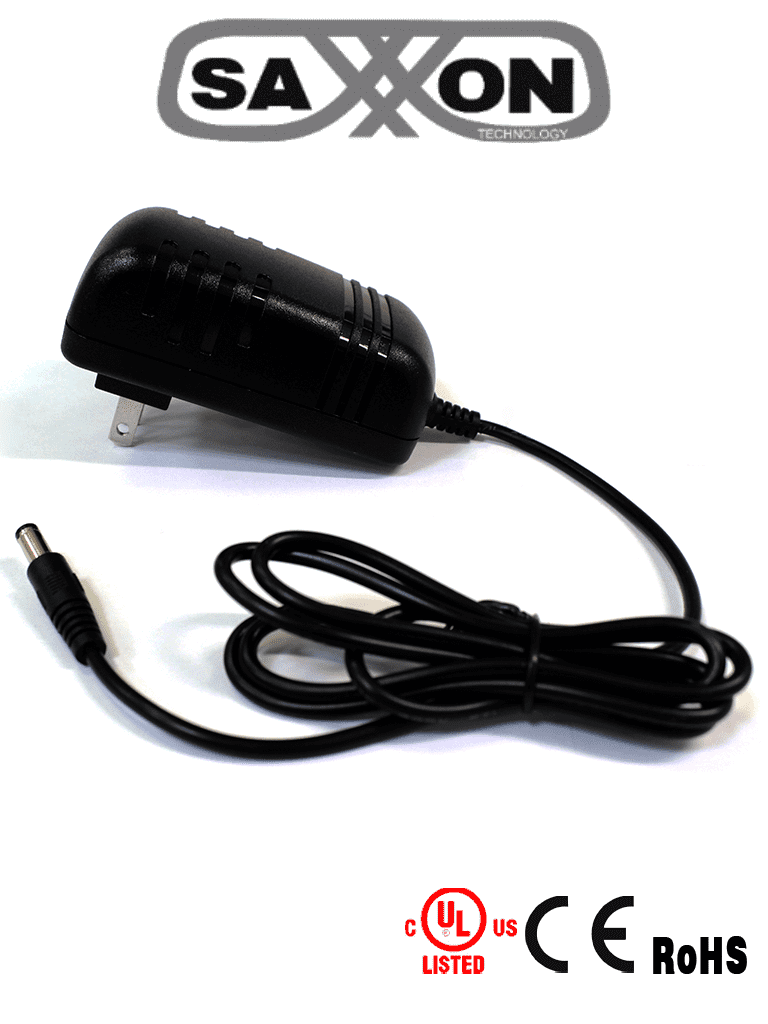 SAXXON PSU1202E – Fuente de Poder Regulada de 12 Vcc 2 Amperes Con Cab