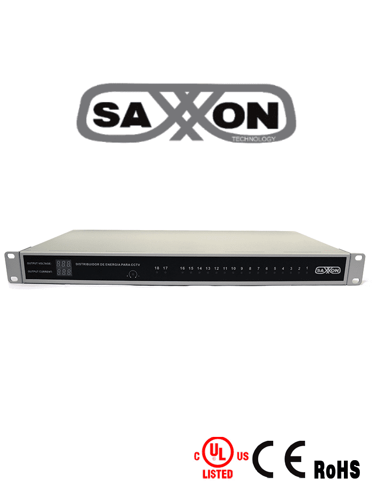 SAXXON PSU1220D18US – Fuente de Poder Profesional Regulada de 18 Canal