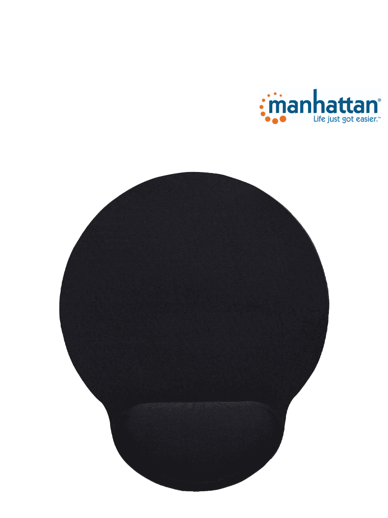 MANHATTAN 434362 Mouse Pad con Descansa Muñecas El material de gel pro
