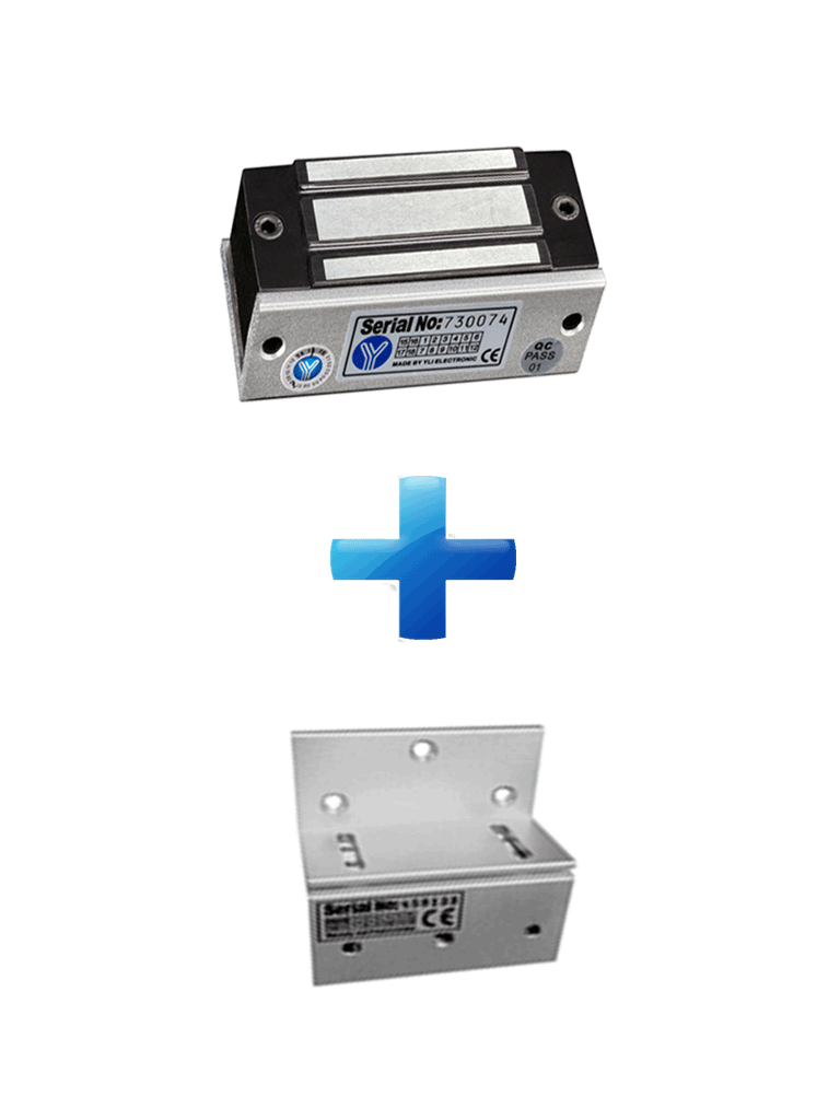 YLI YM60ZPACK Paquete de Cerradura Magnética YM60 60Kg (120LB) incluye YLI YM60ZPACK Paquete de Cerradura Magnética YM60 60Kg (120LB) incluye