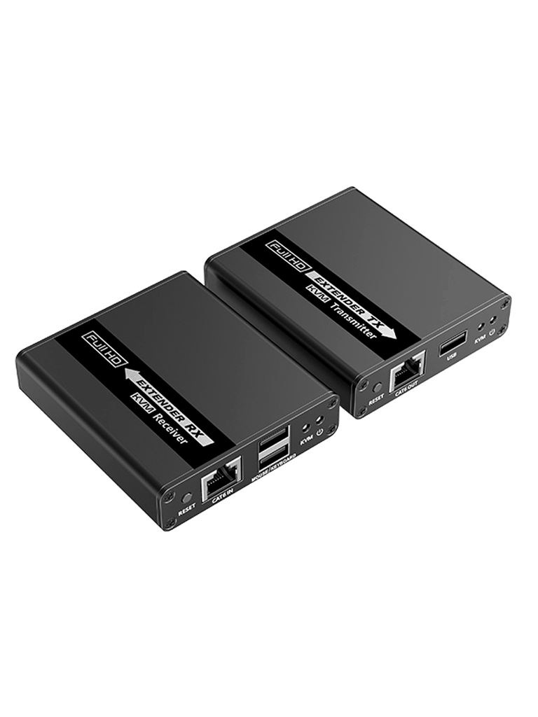 SAXXON LKV223KVM – Kit Extensor KVM de Video HDMI y Puerto USB Resoluc