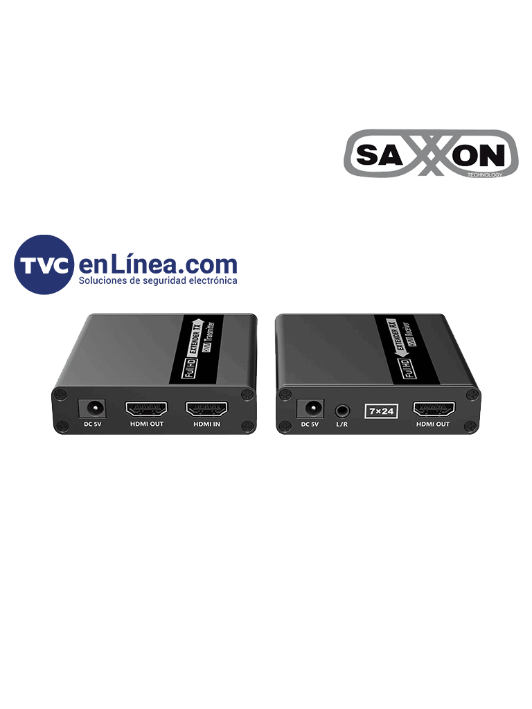 SAXXON LKV223 – Kit extensor de video HDMI Resolucion 1080P 60 Hz Hast