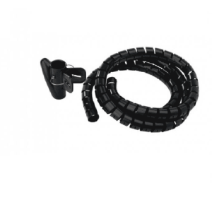 TVC 400-200N Organizador de Cable Espiral Color negro 1.5m Rollo Diáme TVC 400-200N Organizador de Cable Espiral Color negro 1.5m Rollo Diáme