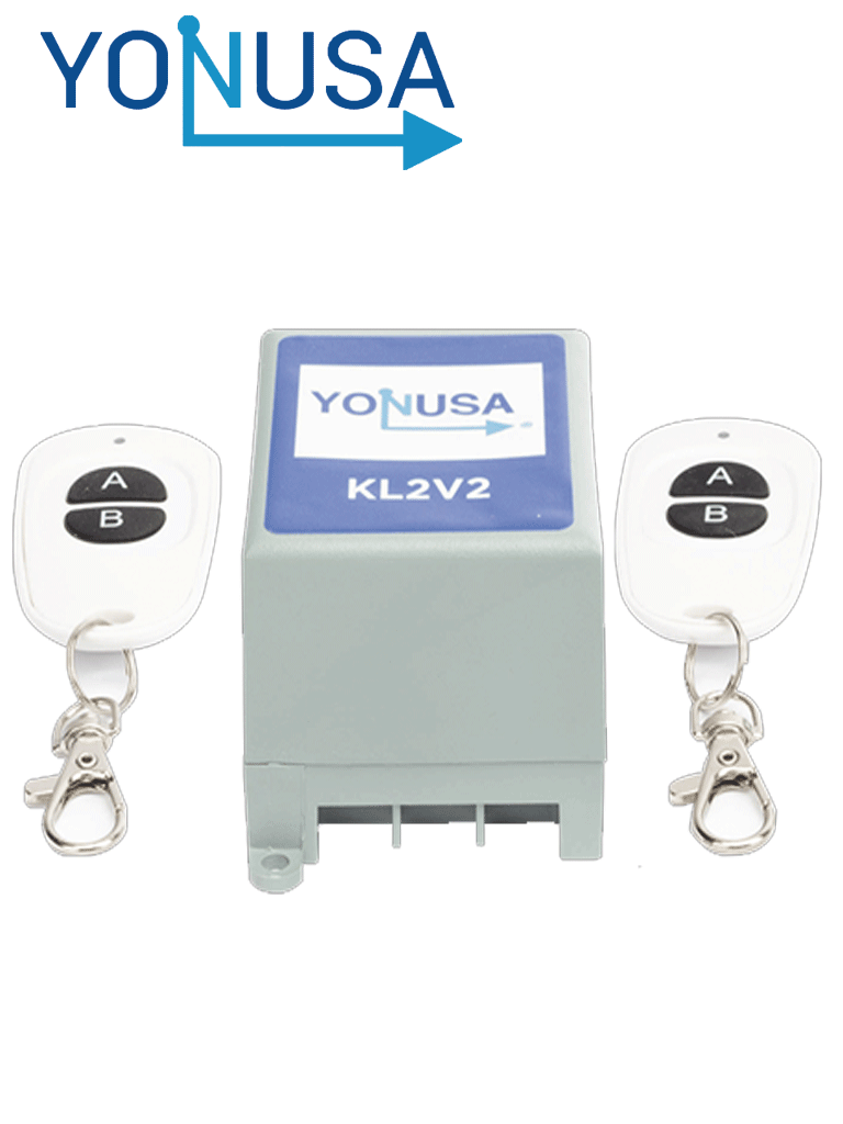 YONUSA KL2V2 – Modulo de mando receptor y dos transmisores compatible YONUSA KL2V2 – Modulo de mando receptor y dos transmisores compatible
