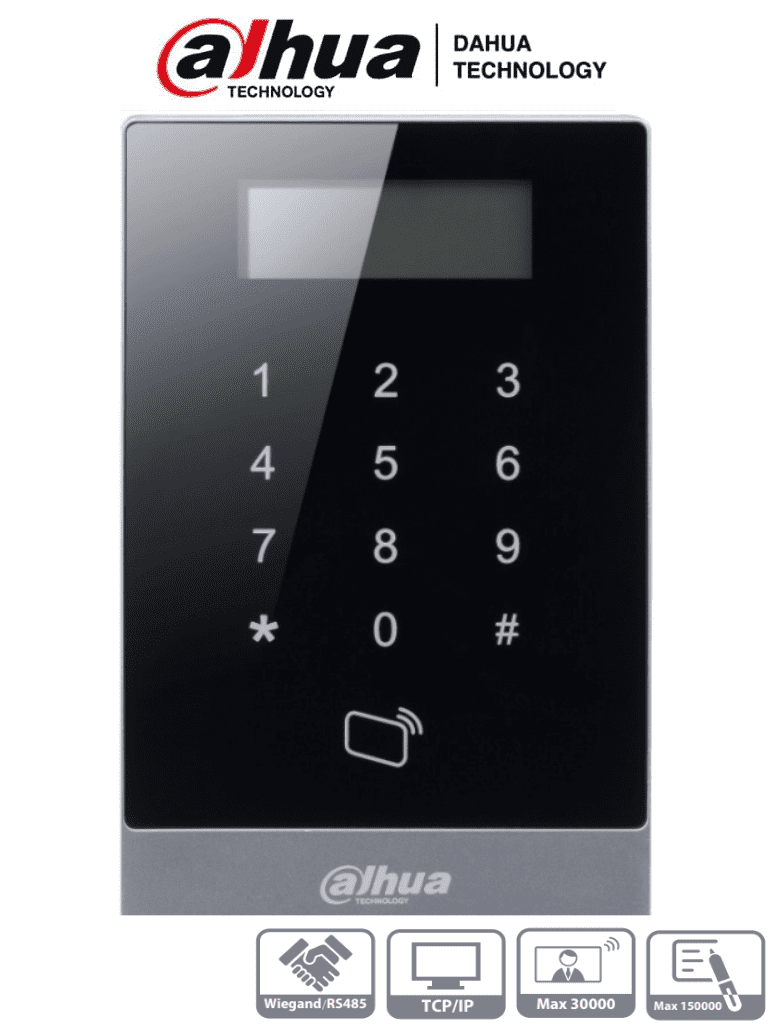 DAHUA ASI1201A-D- Teclado Touch para Control de Acceso con Paantalla L