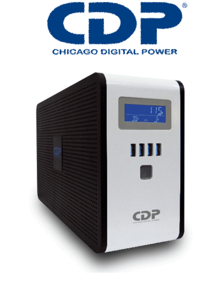 CDP RU-Smart751- UPS 750VA 375W 10 Terminales de salida 5 Salidas con