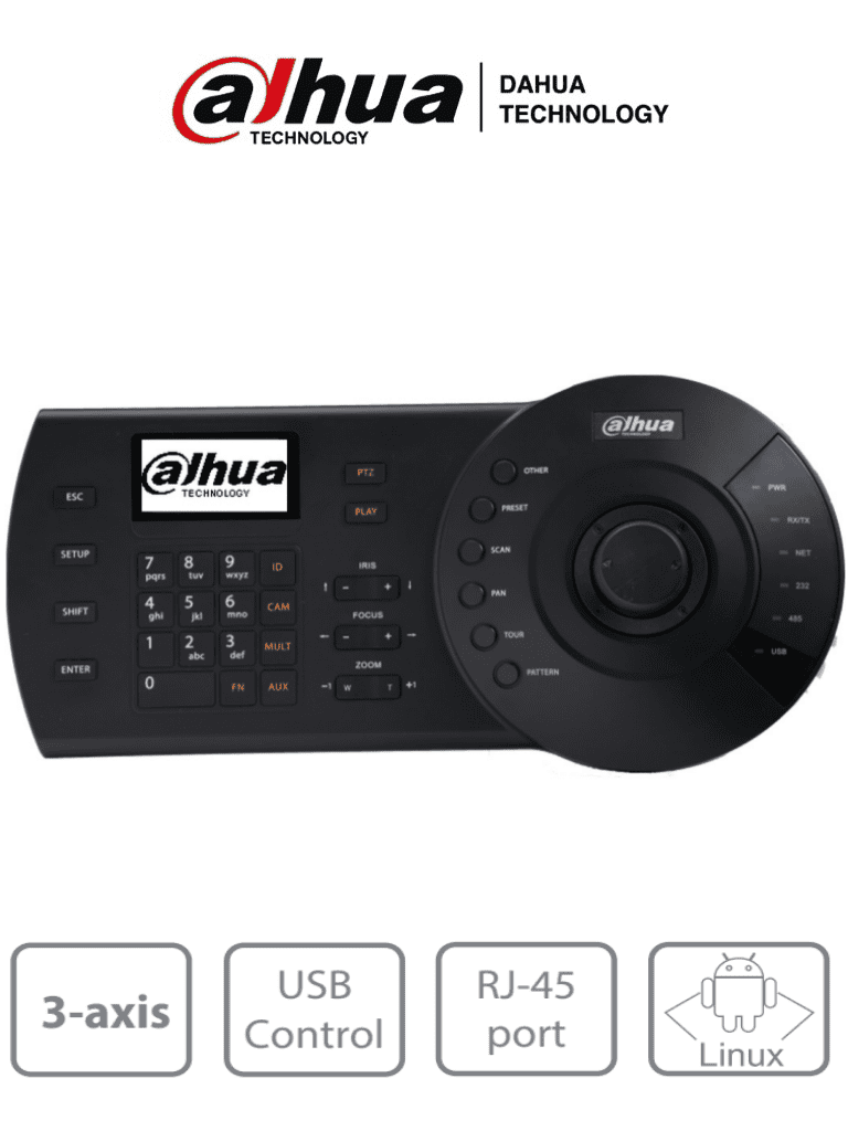DAHUA NKB1000-E – Teclado Controlador IP con Joystick para PTZs Analog