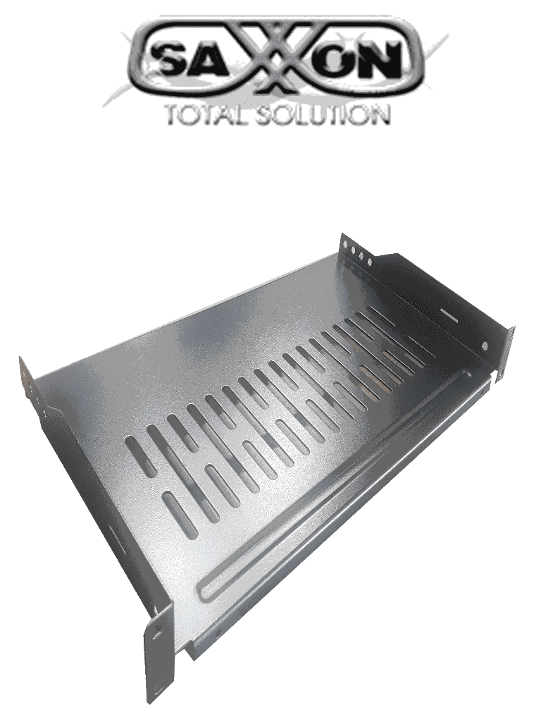 SAXXON 70140101- Charola ventilada para gabinete y rack Medidas de 19