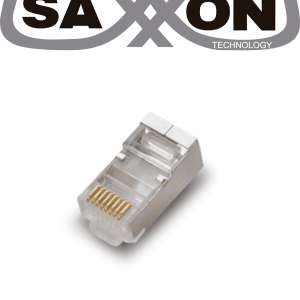 SAXXON S901B – Conector plug RJ45 para cable UTP FTP CAT 5E Blindado P SAXXON S901B – Conector plug RJ45 para cable UTP FTP CAT 5E Blindado P